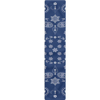 Blue Paisley Bandana Print Table Runner
