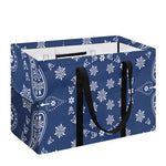 Blue Paisley Bandana Print Utility Tote Bag