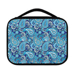 Blue Paisley Pattern Print Classic Bible Case