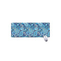 Blue Paisley Pattern Print Extended Mouse Pad