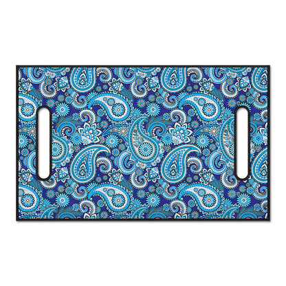 Blue Paisley Pattern Print Golf Cart Seat Cover