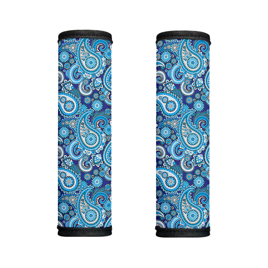 Blue Paisley Pattern Print Handle Covers