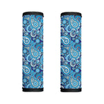 Blue Paisley Pattern Print Handle Covers