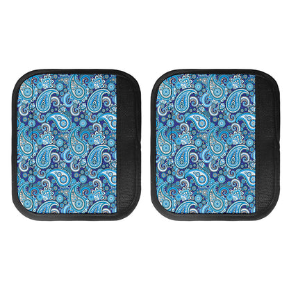 Blue Paisley Pattern Print Handle Covers
