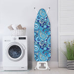 Blue Paisley Pattern Print Ironing Board Cover