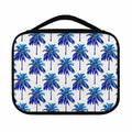 Blue Palm Tree Pattern Print Classic Bible Case