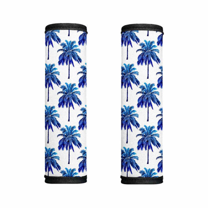 Blue Palm Tree Pattern Print Handle Covers
