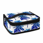 Blue Palm Tree Pattern Print Small Lunch Bag