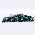 Blue Peony And Grey Rose Floral Print Sports Towel