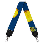 Blue Pineapple Pattern Print Bag Strap