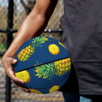 Blue Pineapple Pattern Print Basketball