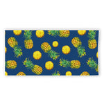 Blue Pineapple Pattern Print Beach Towel