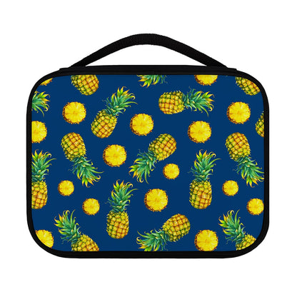 Blue Pineapple Pattern Print Classic Bible Case