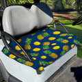 Blue Pineapple Pattern Print Golf Cart Seat Cover