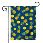 Blue Pineapple Pattern Print House Flag