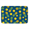 Blue Pineapple Pattern Print Indoor Door Mat