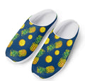 Blue Pineapple Pattern Print Mesh Casual Shoes