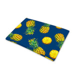 Blue Pineapple Pattern Print Pet Cooling Mat Cover