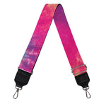 Blue Pink And Yellow Tie Dye Print Bag Strap