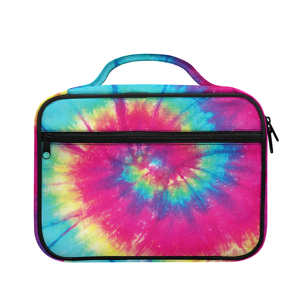 Blue Pink And Yellow Tie Dye Print Briefcase Bible Bag