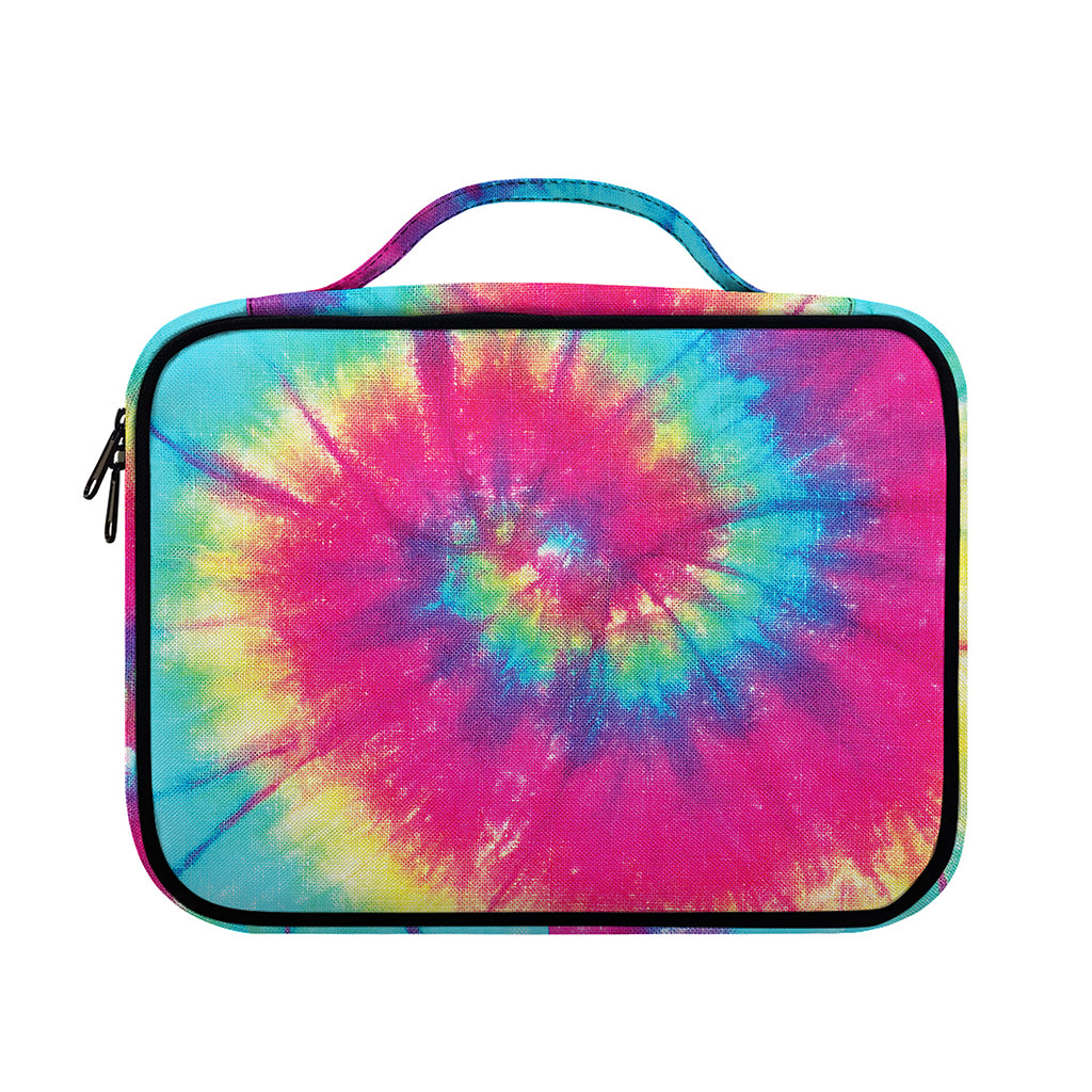 Blue Pink And Yellow Tie Dye Print Briefcase Bible Bag