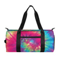 Blue Pink And Yellow Tie Dye Print Gym Bag