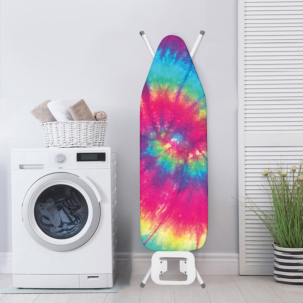 Blue Pink And Yellow Tie Dye Print Ironing Board Cover