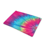 Blue Pink And Yellow Tie Dye Print Pet Cooling Mat Cover