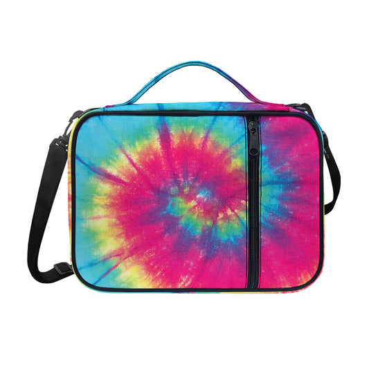 Blue Pink And Yellow Tie Dye Print Shoulder Strap Bible Bag