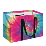 Blue Pink And Yellow Tie Dye Print Utility Tote Bag