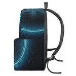 Blue Pisces Zodiac Sign Print Backpack