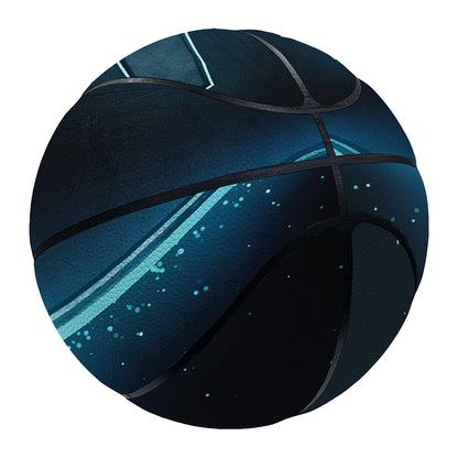 Blue Pisces Zodiac Sign Print Basketball