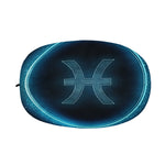 Blue Pisces Zodiac Sign Print Car Side Mirror Covers