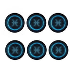 Blue Pisces Zodiac Sign Print Coaster Set