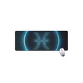 Blue Pisces Zodiac Sign Print Extended Mouse Pad
