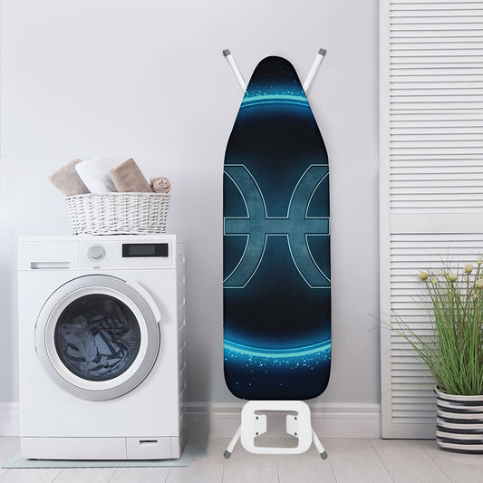 Blue Pisces Zodiac Sign Print Ironing Board Cover