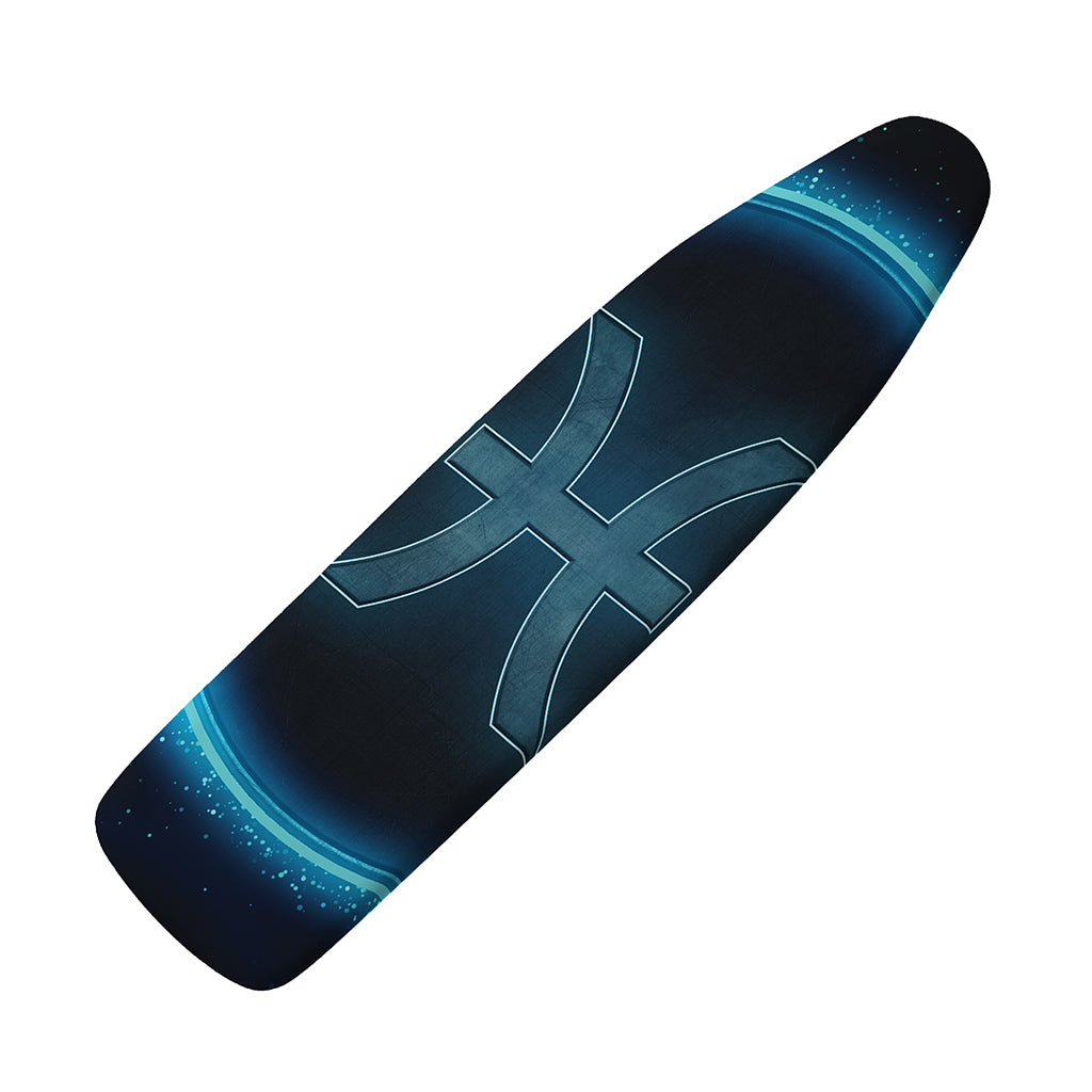 Blue Pisces Zodiac Sign Print Ironing Board Cover