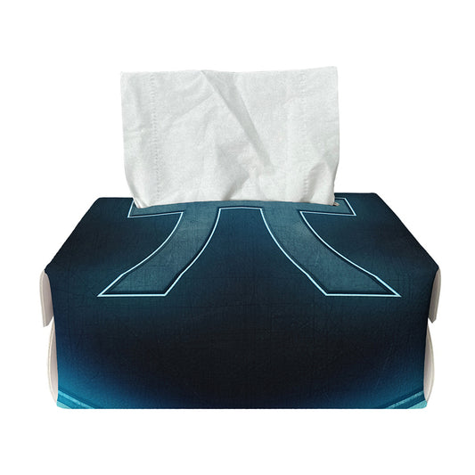 Blue Pisces Zodiac Sign Print Rectangle Tissue Box Cover
