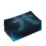 Blue Pisces Zodiac Sign Print Rectangle Tissue Box Cover