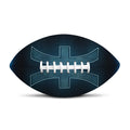 Blue Pisces Zodiac Sign Print Rugby Ball