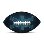 Blue Pisces Zodiac Sign Print Rugby Ball
