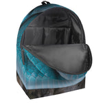 Blue Pit Viper Snake Print Backpack
