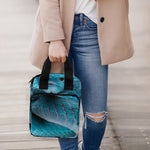 Blue Pit Viper Snake Print Bible Tote Bag