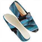 Blue Pit Viper Snake Print Casual Shoes