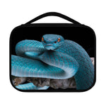 Blue Pit Viper Snake Print Classic Bible Case