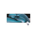 Blue Pit Viper Snake Print Extended Mouse Pad
