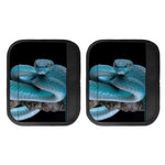 Blue Pit Viper Snake Print Handle Covers