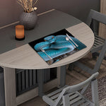 Blue Pit Viper Snake Print Placemat