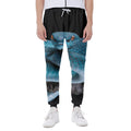 Blue Pit Viper Snake Print Joggers