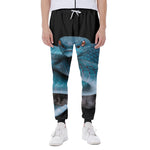 Blue Pit Viper Snake Print Scuba Joggers